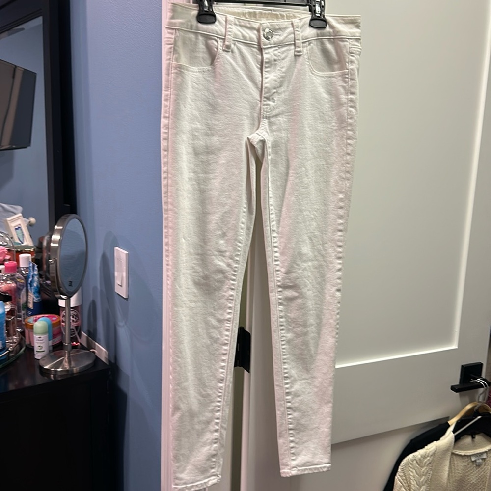 White jeggings American eagle jeans